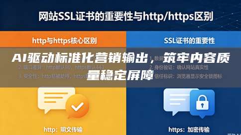 AI驱动标准化营销输出，筑牢内容质量稳定屏障