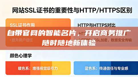 自带官网的智能名片，开启商务推广随时随地新体验