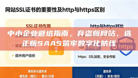 中小企业避坑指南，弃盗版网站，选正版SAAS筑牢数字化防线