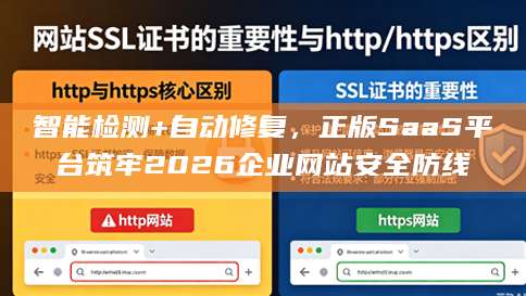 智能检测+自动修复，正版SaaS平台筑牢2026企业网站安全防线